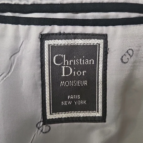 Christian Dior Mens Vintage Monsieur one-button tuxedo blazer Size 39L Formal - Picture 7 of 11